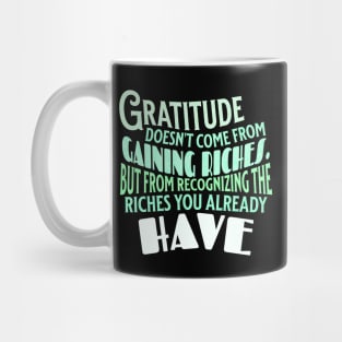The true meaning of Gratitude Mug